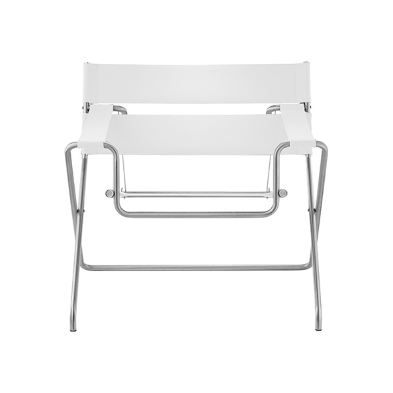 D4 BAUHAUS CHAIR - PURE WHITE / LEATHER 1 (바로배송)